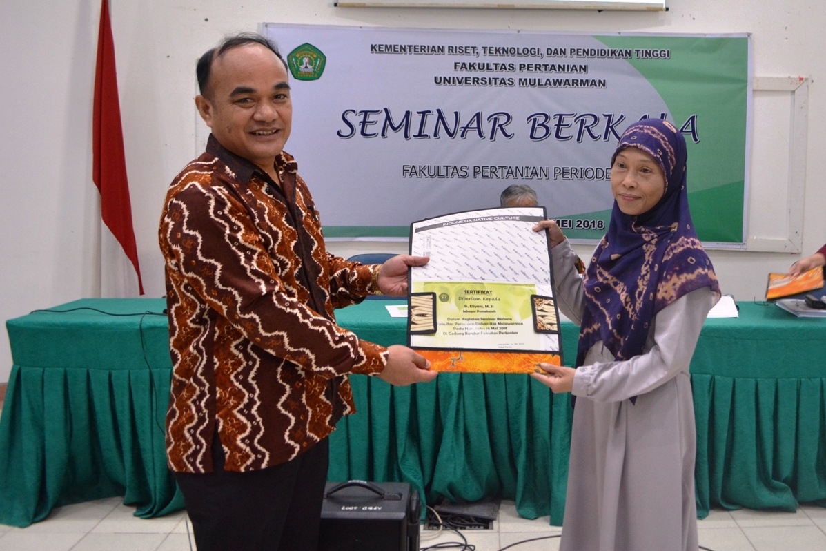 Seminar Berkala Hasil Penelitian Fakultas Pertanian 