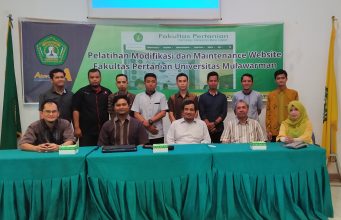 Pelatihan Modifikasi Dan Maintenance Website Fakultas Pertanian Universitas Mulawarman