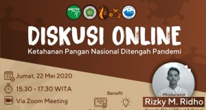 Diskusi Online Ketahanan Pangan Nasional Ditengah Pandemi