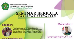 Undangan Seminar Berkala Fakultas Pertanian