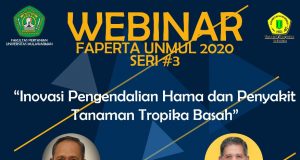 Webinar Series 3 : “Inovasi Pengendalian Hama dan Penyakit Tanaman Tropika Basah”
