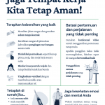 Poster Viruscorona Panduan Tempat Kerja Biru dan Putih (1)