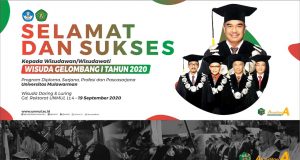 Selamat dan Sukses Kepada Wisudawan/Wisudawati Wisuda Gelombang I, II, dan III Tahun 2020
