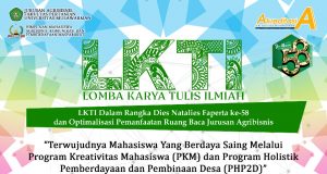 Lomba Karya Tulis Ilmiah Jurusan Agribisnis Fakultas Pertanian