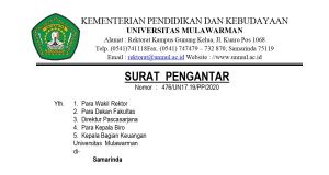 Informasi Prosedur Operasional Standar (POS) Pelaksanaan Herregistrasi dan Pengisian Kartu Rencana Studi (KRS) Mahasiswa Semester Genap Tahun Akademik 2020/2021 Universitas Mulawarman