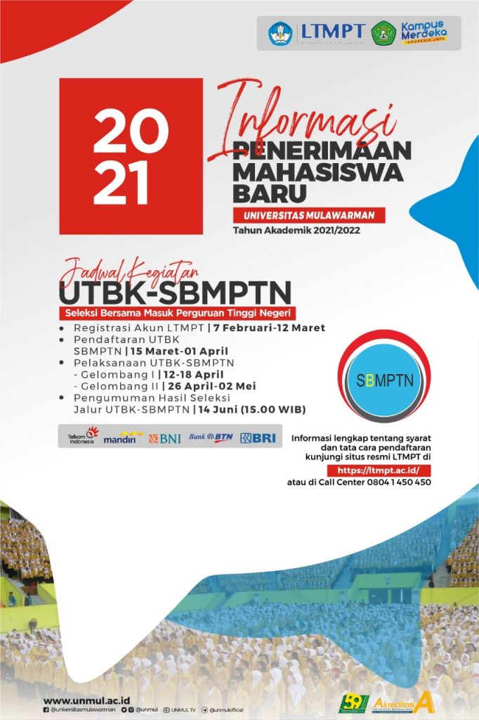 Informasi Penerimaan Mahasiswa Baru Universitas Mulawarman Tahun