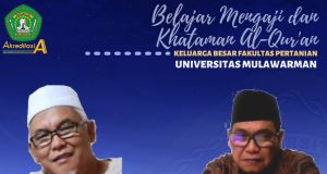 Belajar Mengaji dan Khataman Al-Qur’an Keluarga Besar Fakultas Pertanian Universitas Mulawarman