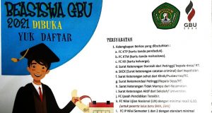 Penawaran Beasiswa PT. Gunung Bara