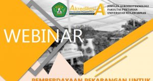 Yuks Join di Webinar Seri 3 Jurusan Agroekoteknologi Fakultas Pertanian