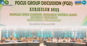Focus Group Discussion Kurikulum Program Studi Magister Pertanian Tropika Basah Tahun 2023