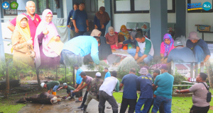 Pemotongan Hewan Qurban Fakultas Pertanian Universitas Mulawarman 1444 H / 2023 M