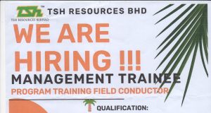 Hiring TSH Resources Berhad