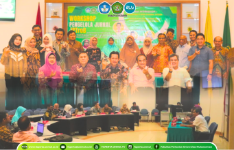 Workshop Pengelola Jurnal JPTroB (Jurnal Pertanian Tropika Basah) Program Studi Magister Pertanian Tropika Basah Fakultas Pertanian