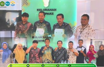 Penandatanganan MOU Kerja Sama Fakultas Pertanian Universitas Mulawarman dan Kelurahan Lempake Kota Samarinda