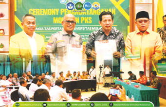FAPERTA UNMUL Gelar Ceremony Penandatanganan MoU dan PKS Bersama 24 Mitra Strategis