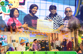 FAPERTA UNMUL Sukses Raih Gelar Juara 1 Stand Expo Dalam Rangka Dies Natalis Universitas Mulawarman Ke – 63