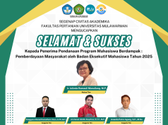 Selamat & Sukses Kepada Penerima Program Mahasiswa Berdampak: Pemberdayaan Masyarakat oleh Badan Eksekutif Mahasiswa Tahun 2025