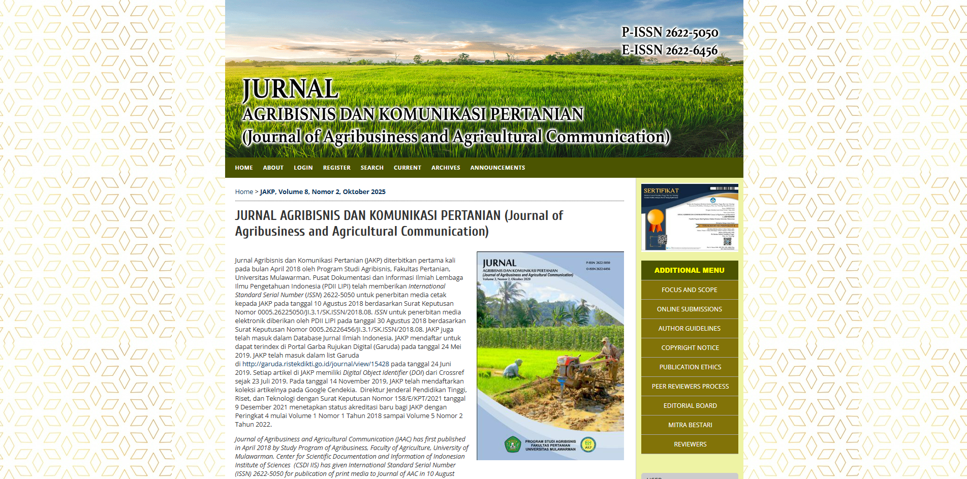 Gedung AGB Fakultas Pertanian Universitas Mulawarman