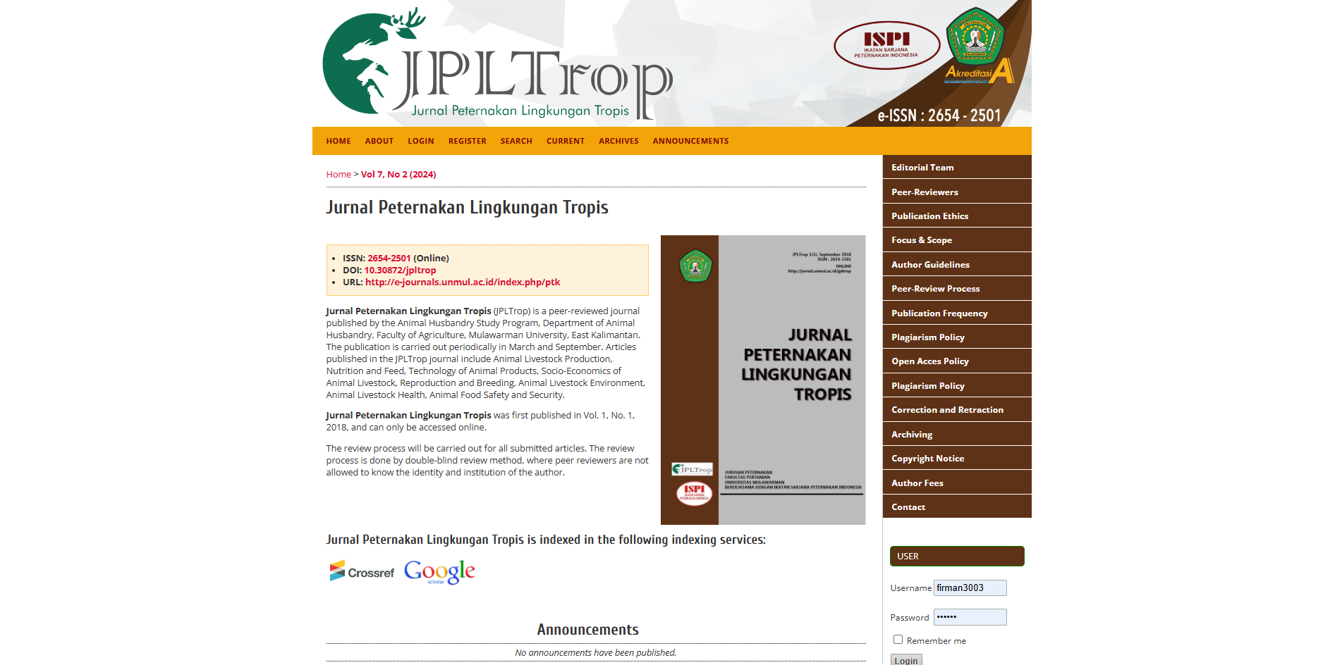 Gedung AGB Fakultas Pertanian Universitas Mulawarman