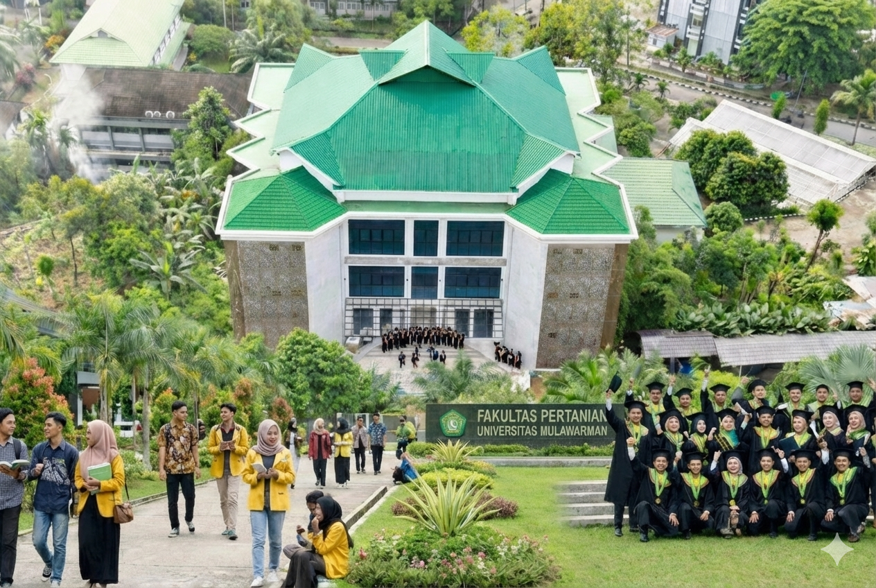 Gedung Dekanat Fakultas Pertanian Universitas Mulawarman