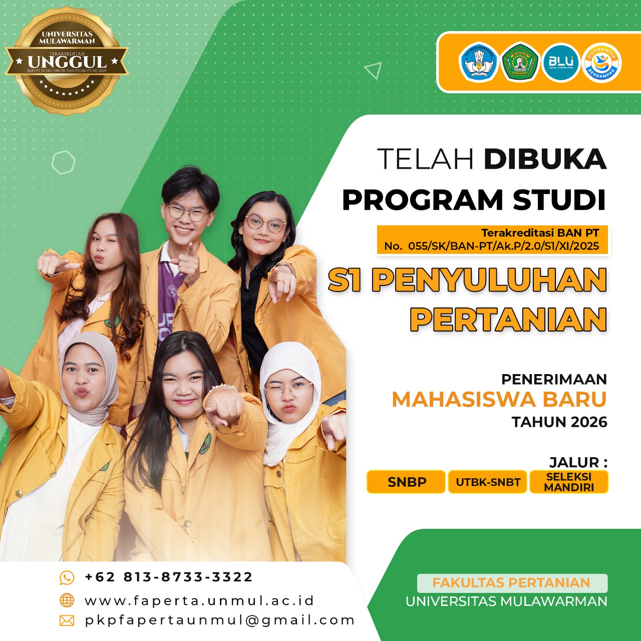 Gedung AGB Fakultas Pertanian Universitas Mulawarman